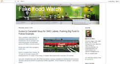 Desktop Screenshot of fakefoodwatch.com